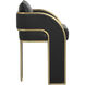 Baz 37 inch Napa Black Counter Stool